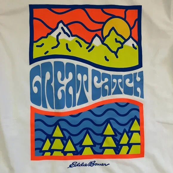 Boys Sz. 6/7 Shark Swim Trunks (Trunks, Carter's, Op) & New Eddie Bauer Swim Top - Picture 3 of 16